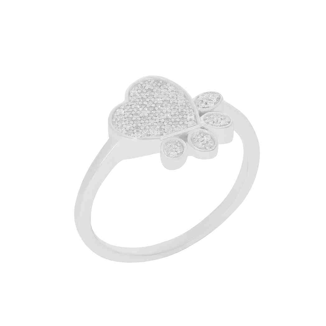 Paw Print Ring ER21477ALR